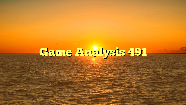 Game Analysis 491