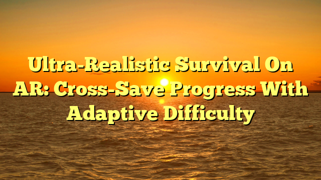 Ultra-Realistic Survival On AR: Cross-Save Progress With Adaptive Difficulty